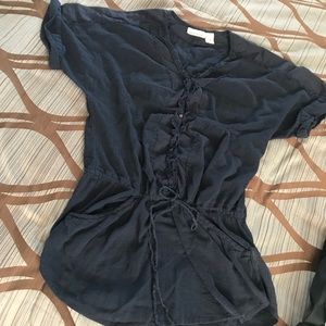 DKNY Jeans Womens Swimwear Cover Up